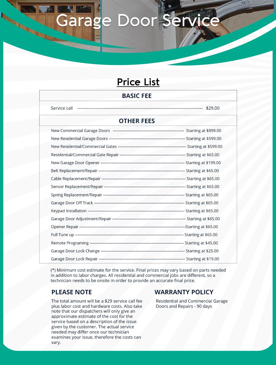 Central Garage Doors Gilbert, AZ 866-816-3190